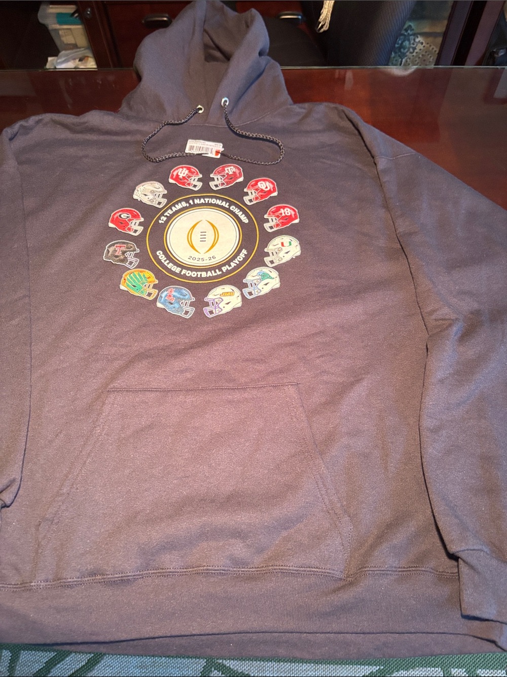 Brand new 2025-2026 college football playoff hoodie